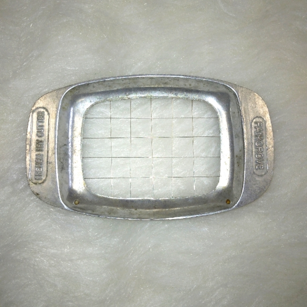 Vintage Fairgrove Aluminum French Fry Cutter, made in Taiwan